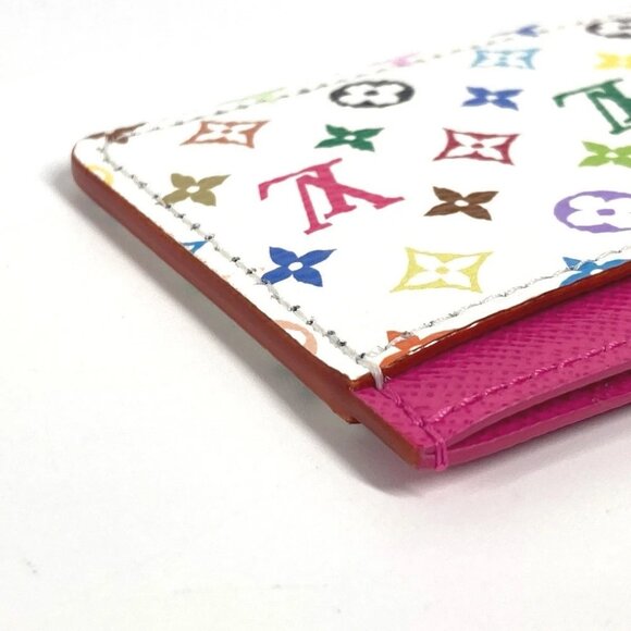 LOUIS VUITTON M13403 Takashi Murakami Porte Cult-Simple Card Holder Case Unused - Picture 3 of 11